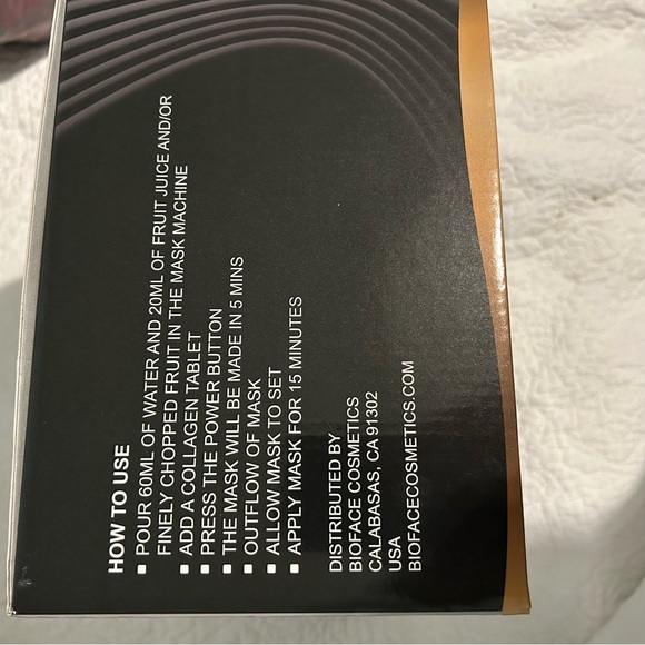 Bioface facial mask maker machine new in box - Picture 2 of 2